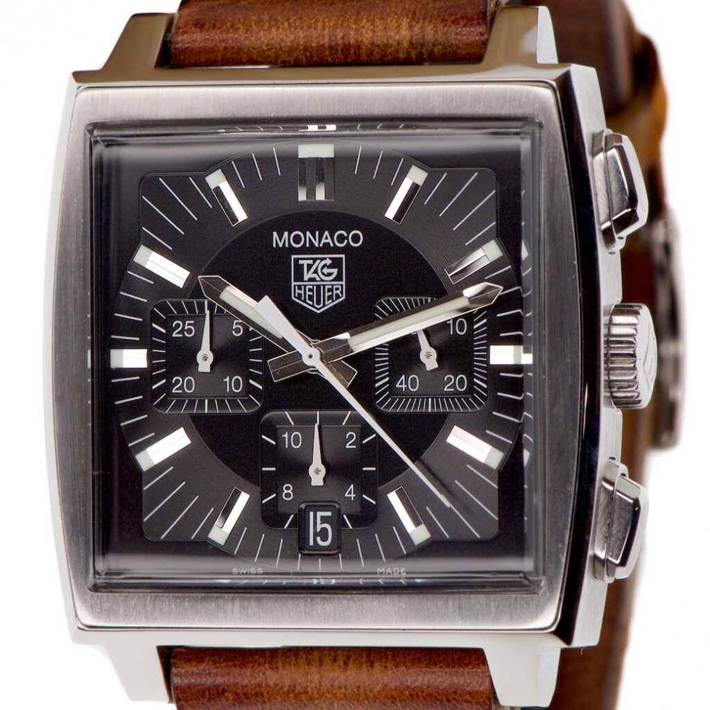 Tag Heuer Monaco 38mm Tri Compax — photo 1