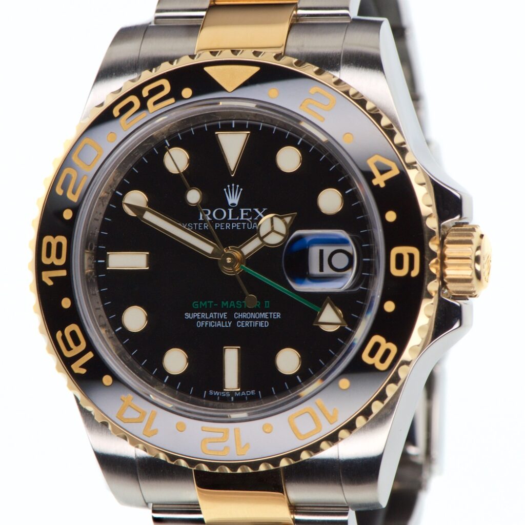 Rolex GMT Master 2 18K Gold & Stainless Steel 40mm Reference 116713LN — photo 1