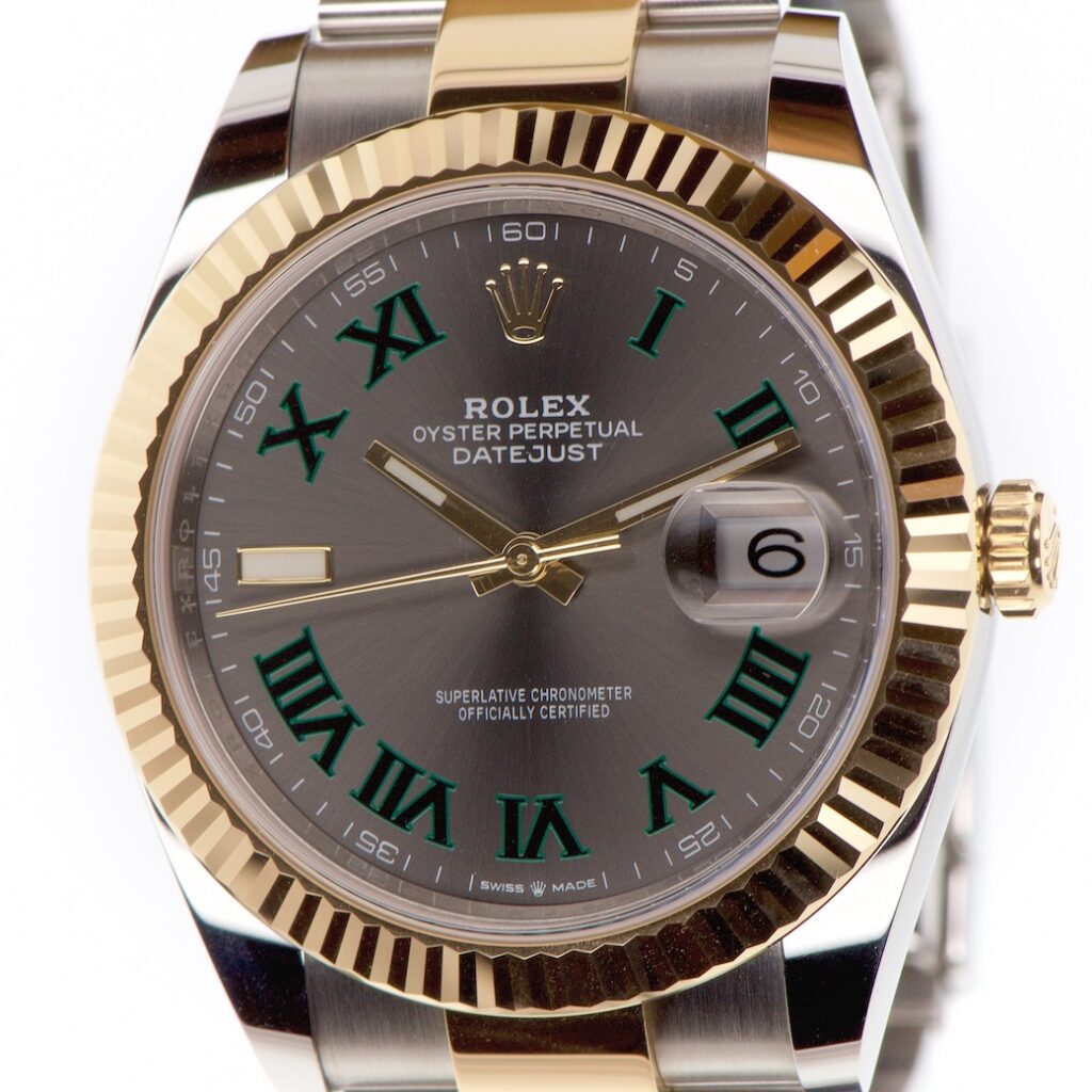 Rolex Date Just 41mm 18kGold/Steel Wimbledon — photo 1