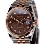 Rolex Datejust Diamond Set Dial 18K Rose Gold & Stainless Steel 36mm Ref 126231 Circa 2021 — photo 1