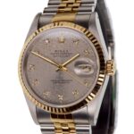 Rolex Datejust Diamond Set Dial 18K Yellow Gold & Stainless Steel 36mm Ref 16233 — photo 1