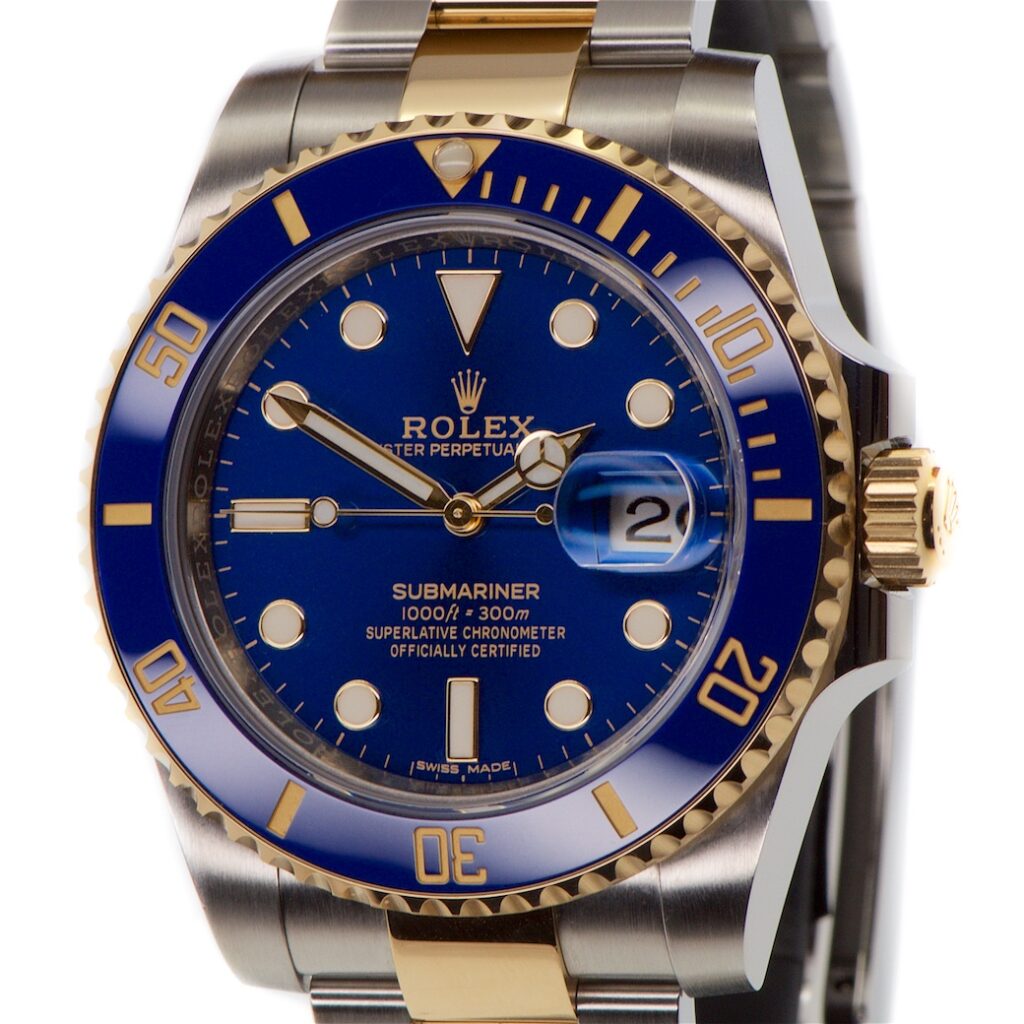 Rolex Submariner Date "Bluesy" 18K Yellow Gold & Stainless Steel 40mm Ref 116613LB — photo 1