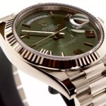 Rolex Day Date 40mm 18k White Gold. Anniversary Dial — photo 2