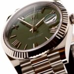 Rolex Day Date 40mm 18k White Gold. Anniversary Dial — photo 4