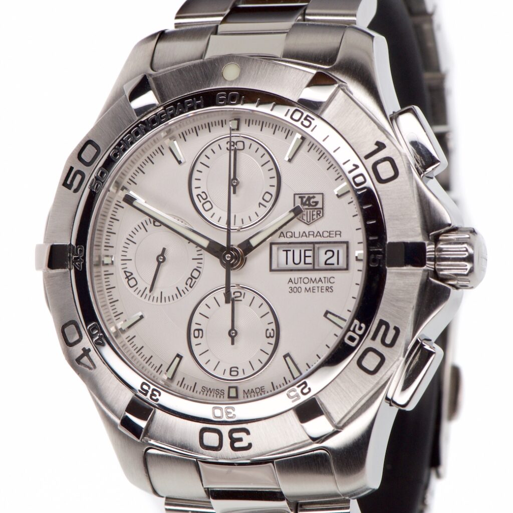 Tag Heuer Aquaracer Day Date Chronograph 41mm Ref CAF2011 — photo 1