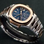 Patek Philippe Nautilus 18K Rose Gold & Stainless Steel 40.5mm Ref 5980 1AR-001 Circa 2021 — photo 4