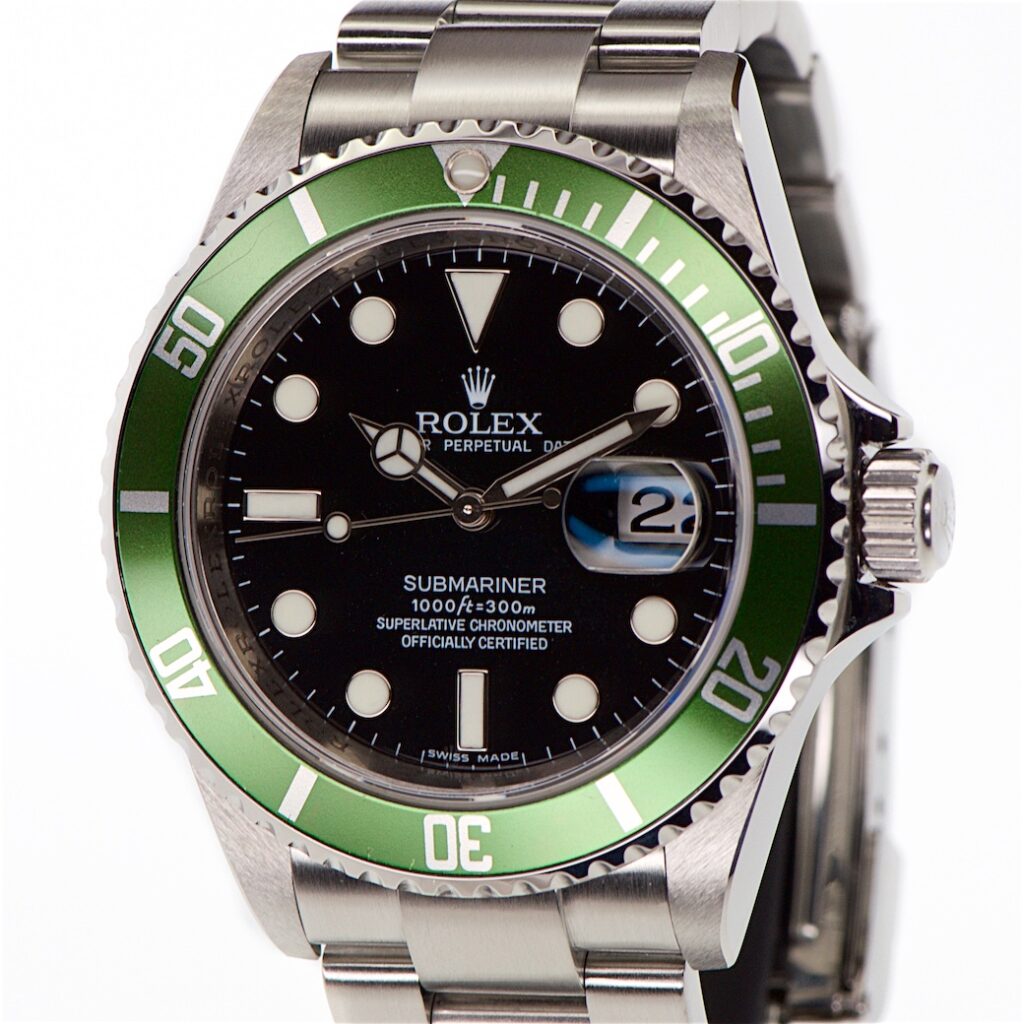 Rolex Submariner Date "Kermit" 40mm Ref 16610LV M Serial — photo 1