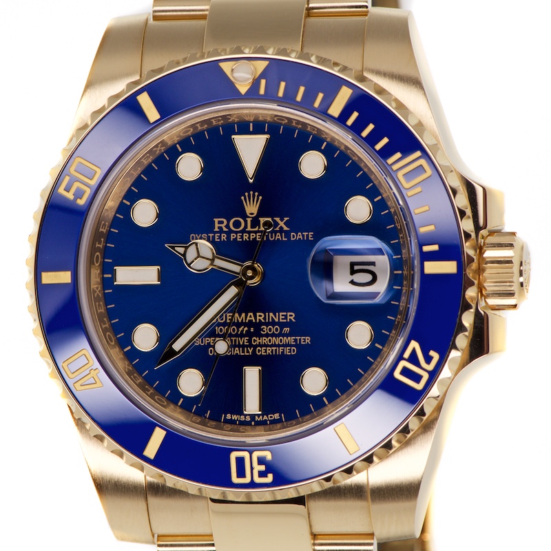 Rolex Submariner 18k Gold Ref: 116618LB — photo 1