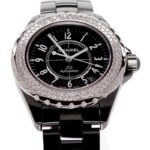 Chanel J12 Diamond Bezel Black Ceramic — photo 2