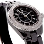 Chanel J12 Diamond Bezel Black Ceramic — photo 6