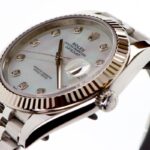 Rolex DateJust 41mm 18k White Gold/Steel Mother of Pearl Diamond Dial — photo 3