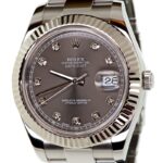 Rolex Date Just 2 18k Gold/Steel Diamond Dial 41mm — photo 1