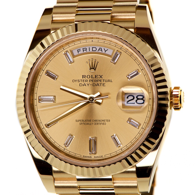 Rolex Day Date 40mm Diamond Dial Ref:228238 — photo 1