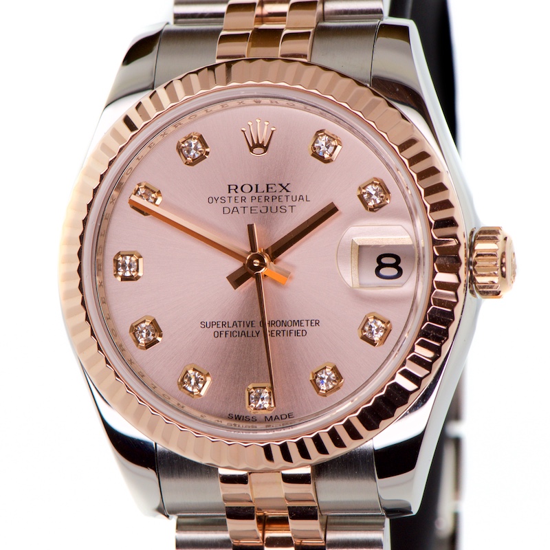 Rolex DateJust 31mm 18kRose Gold/Steel