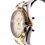 Rolex Date Just 2 18k Gold/Steel Diamond Dial — photo 5