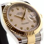 Rolex Date Just 2 18k Gold/Steel Diamond Dial — photo 3