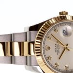 Rolex Date Just 2 18k Gold/Steel Diamond Dial — photo 2
