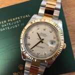 Rolex Date Just 2 18k Gold/Steel Diamond Dial — photo 12