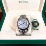 Rolex DateJust 41mm 18k White Gold/Steel Mother of Pearl Diamond Dial — photo 2