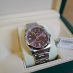 Rolex Oyster Perpetual 36mm Grape Dial Ref-116000 — photo 12