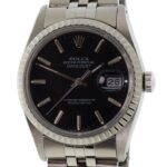 Rolex Date Just 36mm Engine Turned Bezel 36mm 1980's Full Set — photo 1