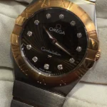 2010 Omega Constellation Chocolate Diamond Dial 27mm Ref 123.20.27.60.63.001 Box & Papers — photo 5
