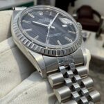 Rolex Date Just 36mm Engine Turned Bezel 36mm 1980's Full Set — photo 3