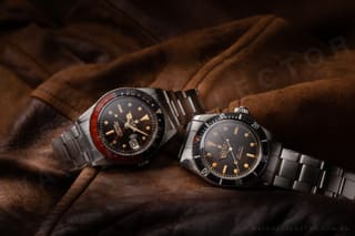 A 6542 GMT-Master and big crown 6538 Submariner photographed together